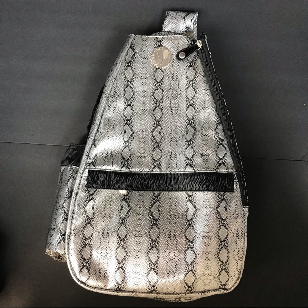 Life Is Tennis Lynne Tauchen Sling Tennis Backpack Bag Multi-racket